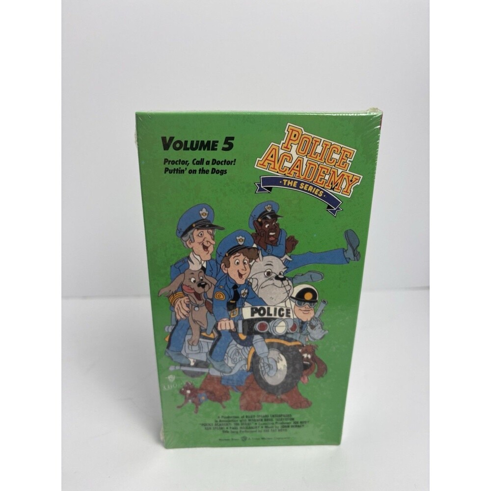 Police Academy The Series Vol. 5 VHS (1990 Warner Home Video) Sealed- Animated